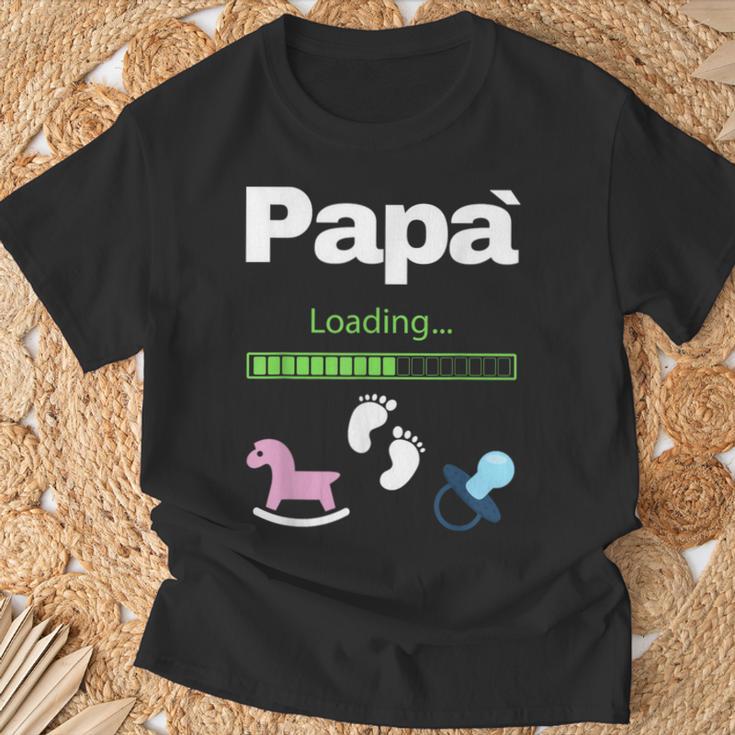 Futuro Papà Padre Daddy Loading Gravidanza Regalo Famiglia Maglietta Regalos para ancianos