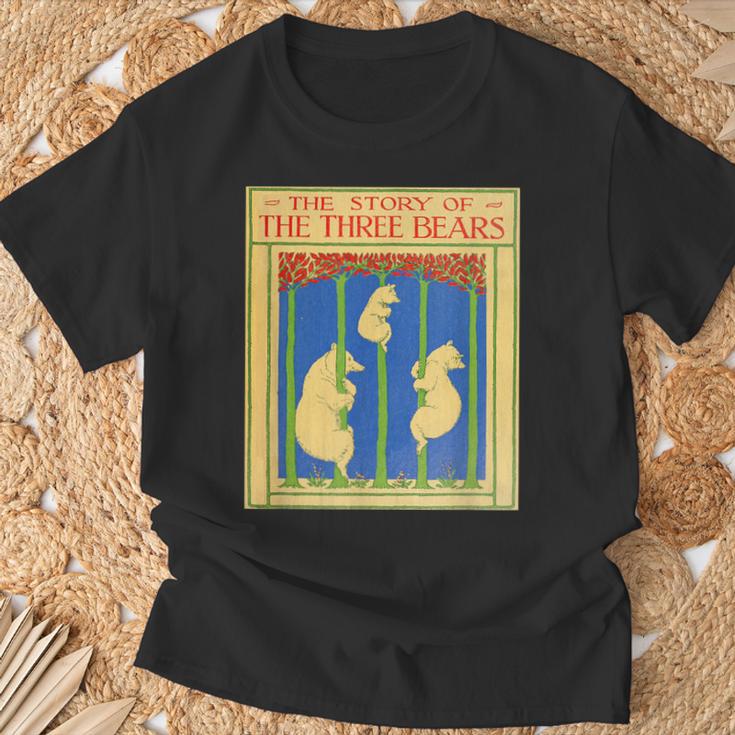 Goldilocks And The Three Bears Book Cover T-Shirt Gifts for Old Men