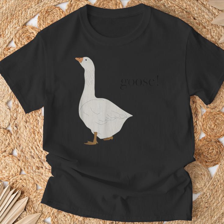 Goose ガチョウ メンズ レディース キッズ ボーイズ ガールズ 池 Tシャツ 高齢者への贈り物