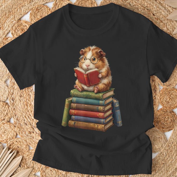 Guinea Pig Reading Book Cute Librarian Books Lover T-Shirt Gifts for Old Men Guinea Pig Reading Book Cute Librarian Books Lover T-Shirt Gifts for Old Men