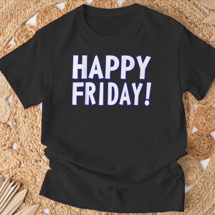Happy Friday Tgif、週末のお祝い、仕事場。 Tシャツ 高齢者への贈り物