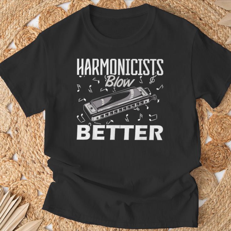 Harmonicists Blow Better ハーモニカ Tシャツ 高齢者への贈り物