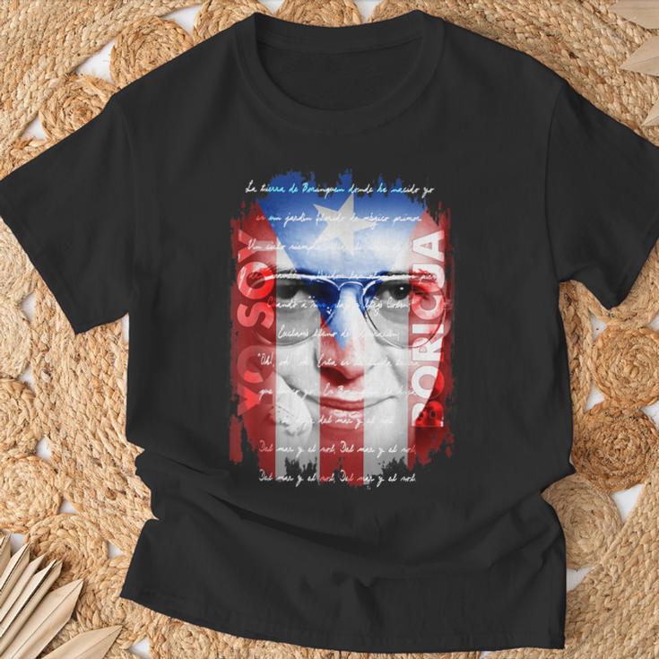 Hector Lavoe Yooy Boricua プエルトリコ国旗 La Borinquena Tシャツ 高齢者への贈り物