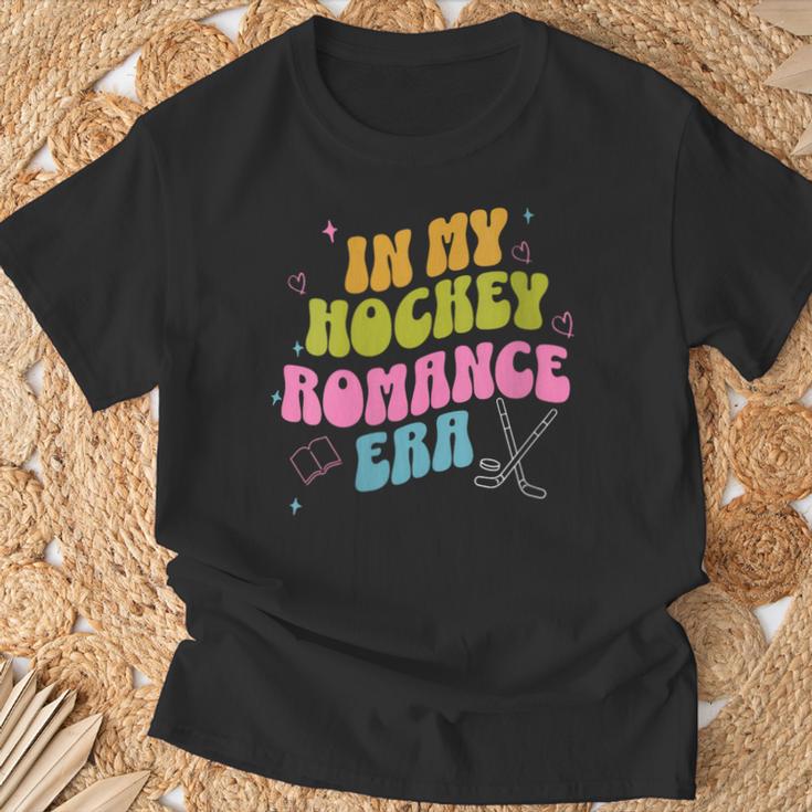 In My Hockey Romance Era Hockey Romance Reader Book CLub T-Shirt Gifts for Old Men