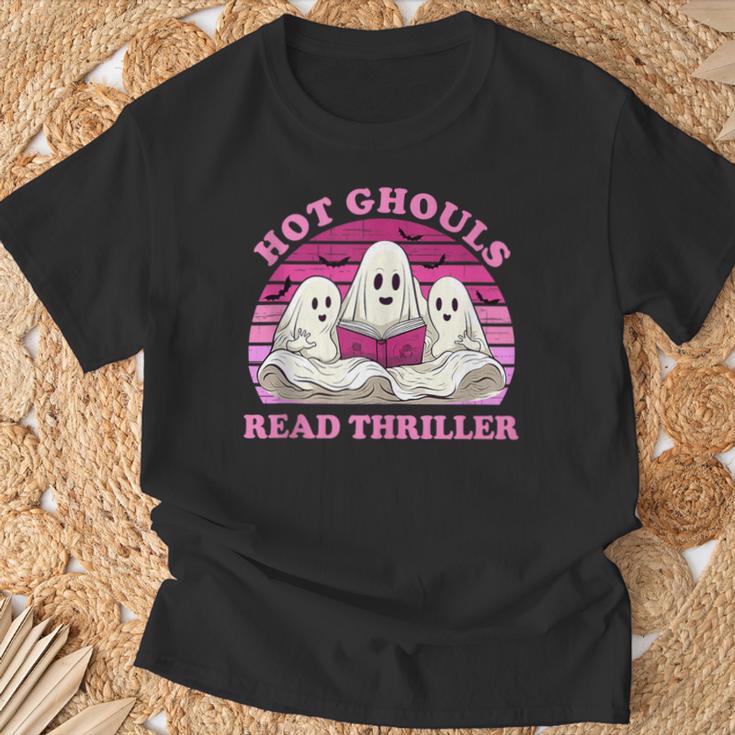 Hot Ghouls Read Thriller Spooky Book Club Reading Lovers T-Shirt Gifts for Old Men Hot Ghouls Read Thriller Spooky Book Club Reading Lovers T-Shirt Gifts for Old Men