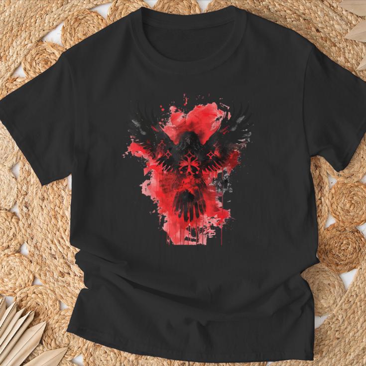 Huginiking Raven Odinsalhalla 北欧神話 Tシャツ 高齢者への贈り物