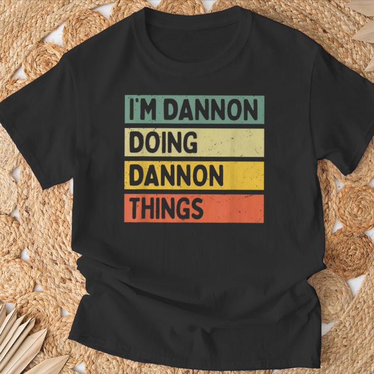 I'm Dannon Doing Dannon Things 面白い名言 Tシャツ 高齢者への贈り物