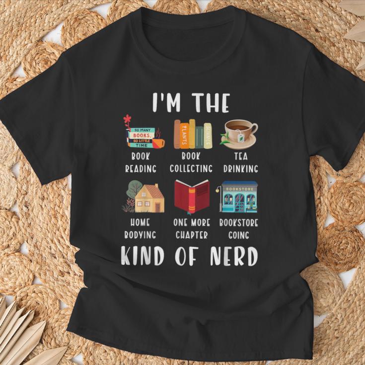 I'm The Kind Of Nerd Book Reading T-Shirt Gifts for Old Men