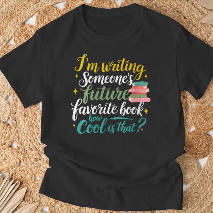 I'm Writing Someone's Future Favorite Book Lover Reading T-Shirt Gifts for Old Men