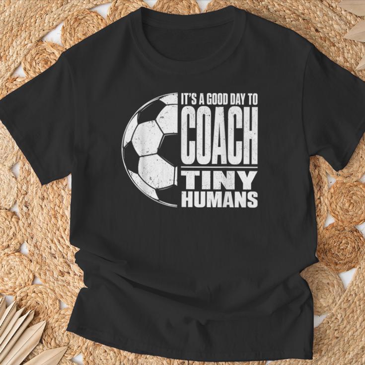 It's A Good Day To Train Tiny Humans サッカー ミニマリスト Tシャツ 高齢者への贈り物