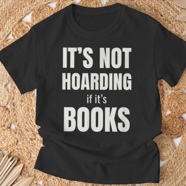 It's Not Hoarding Books Book Collector T-Shirt Gifts for Old Men It's Not Hoarding Books Book Collector T-Shirt Gifts for Old Men