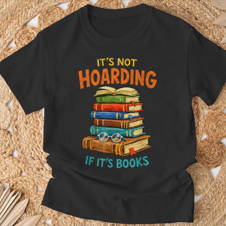 It’s Not Hoarding If It’s Books Classic Distressed Bookworm T-Shirt Gifts for Old Men It’s Not Hoarding If It’s Books Classic Distressed Bookworm T-Shirt Gifts for Old Men