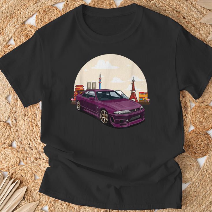 Jdm スカイライン R33 カーチューニングジャパン 東京ドリフト Tシャツ 高齢者への贈り物