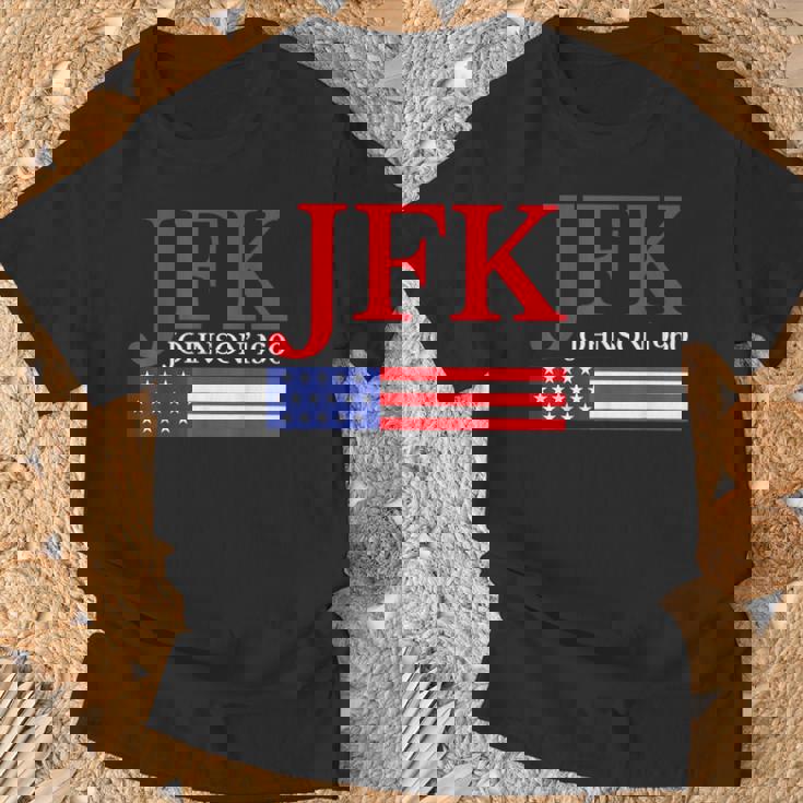 Jfk ヴィンテージ 政治 ジョン F ケネディ ジョンソン 1960 Tシャツ 高齢者への贈り物