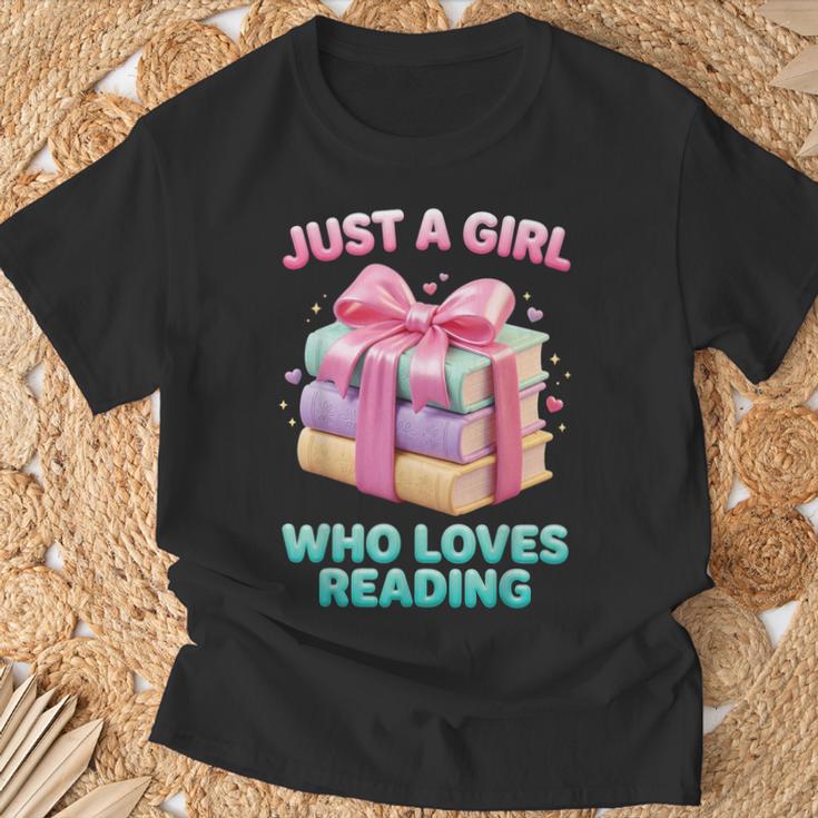 Just a Girl Who Loves Reading Women Book Lover Bookworm T-Shirt Gifts for Old Men Just a Girl Who Loves Reading Women Book Lover Bookworm T-Shirt Gifts for Old Men