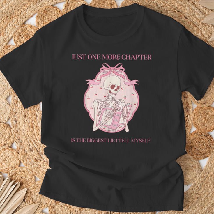 Just One More Chapter Is The Biggest Lie I Tell Myself Book T-Shirt Gifts for Old Men Just One More Chapter Is The Biggest Lie I Tell Myself Book T-Shirt Gifts for Old Men