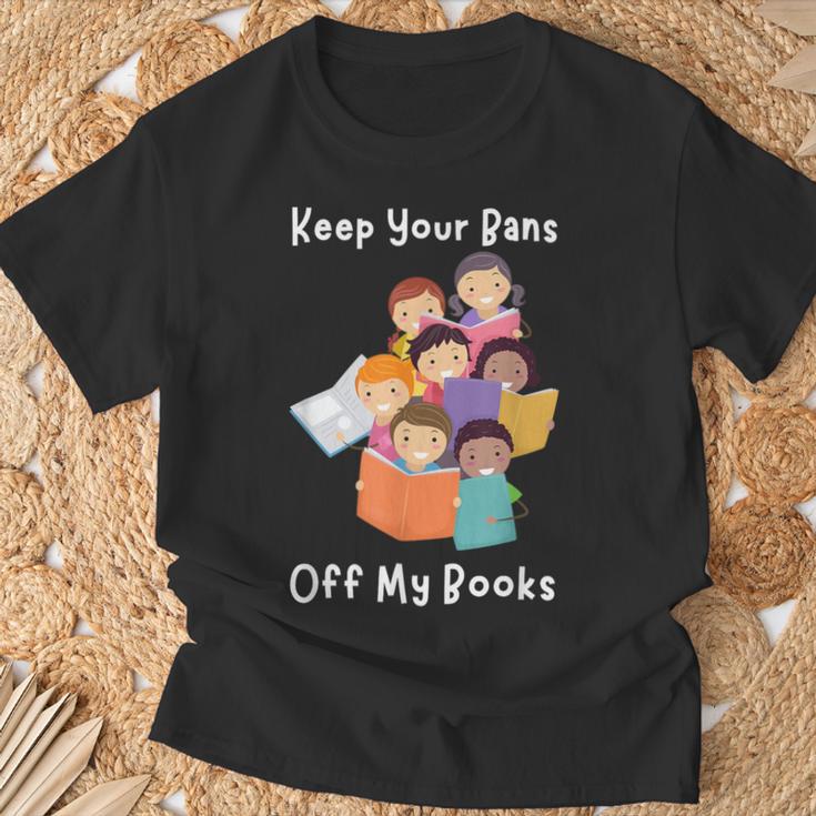 Keep Your Bans Off My Books Anti-Censorship Reader Of Books T-Shirt Gifts for Old Men