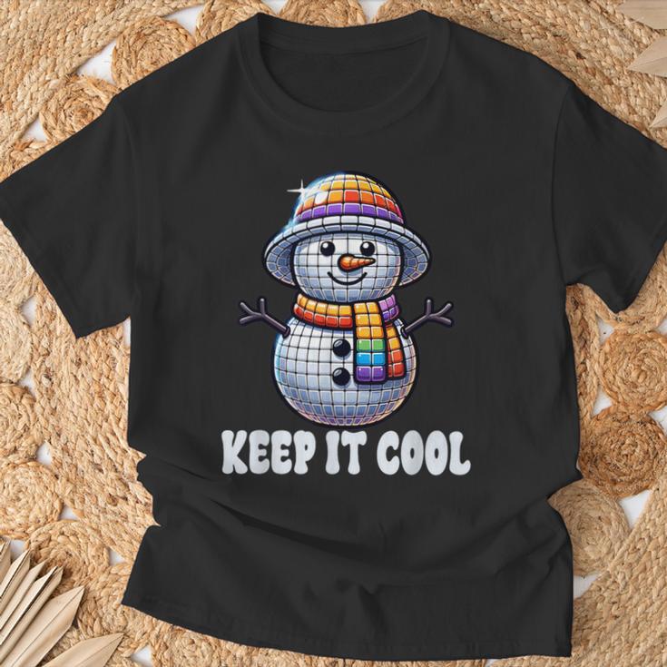 Keep It Cool Disconowman Retro Funky Holidayibes Tシャツ 高齢者への贈り物