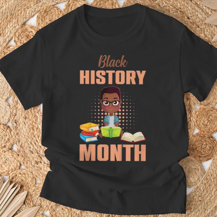 Kids Boy Reading Book History Month BLM Melanin Pride Kids T-Shirt Gifts for Old Men Kids Boy Reading Book History Month BLM Melanin Pride Kids T-Shirt Gifts for Old Men