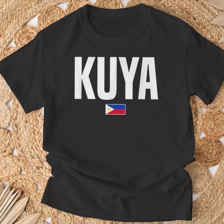Kuya お兄さん フィリピン Pinoy Filipino Tシャツ 高齢者への贈り物