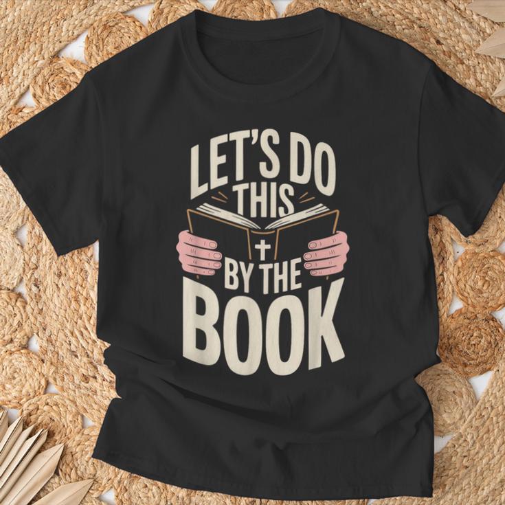 Let's Do This By The Book T-Shirt Gifts for Old Men Let's Do This By The Book T-Shirt Gifts for Old Men