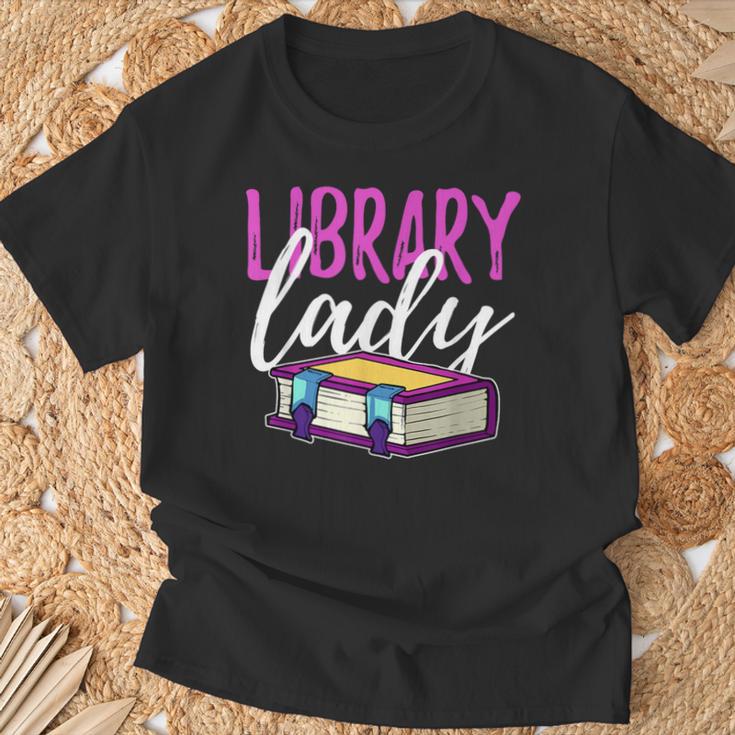 Librarian Library Reading Bookworm Books T-Shirt Gifts for Old Men