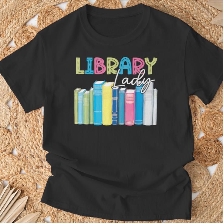 Library Lady Librarian Book Lover T-Shirt Gifts for Old Men