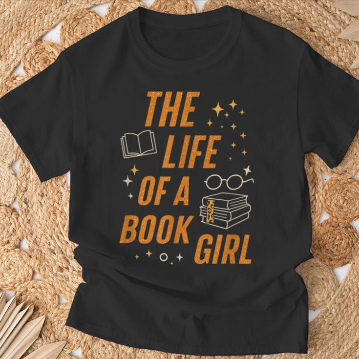 The Life Of A Book Girl Reader Aesthetic Graphic T-Shirt Gifts for Old Men The Life Of A Book Girl Reader Aesthetic Graphic T-Shirt Gifts for Old Men