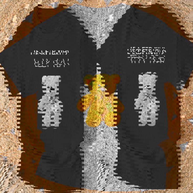 Life Is Better With A Teddy Bear All Life Matters テディベア Tシャツ 高齢者への贈り物