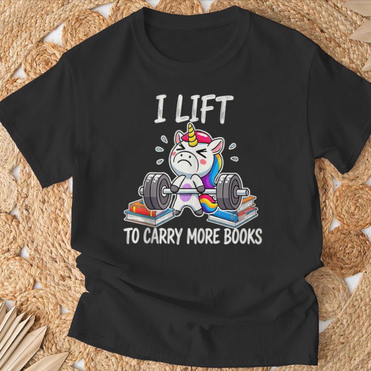 Lifting To Hold More Books Deadlift Unicorn Reader Workout T-Shirt Gifts for Old Men Lifting To Hold More Books Deadlift Unicorn Reader Workout T-Shirt Gifts for Old Men