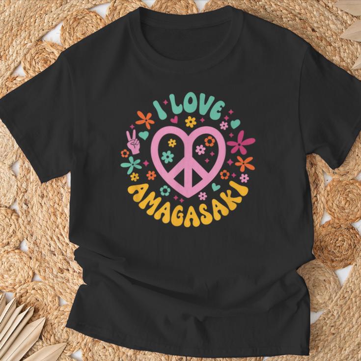 I Love Amagasaki アイ・ラブ・アマガサキ Tシャツ 高齢者への贈り物