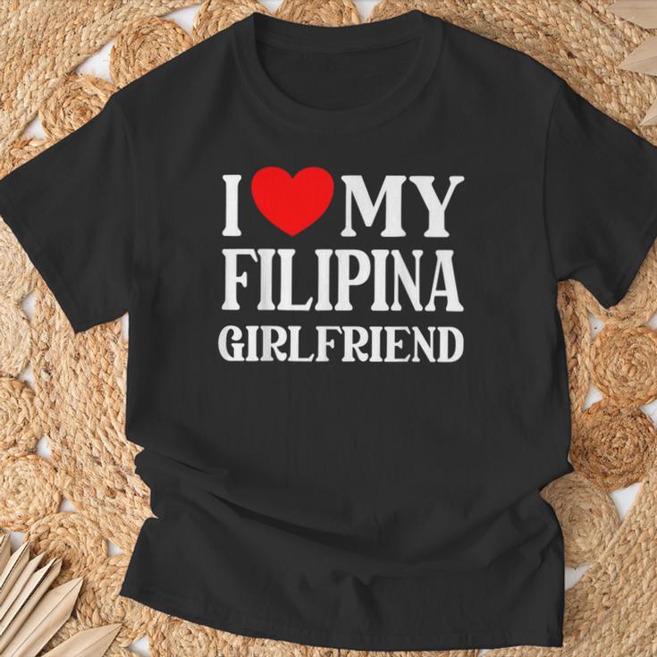 I Love My Filipina Girlfriend デザイン Best Boyfriend Tシャツ 高齢者への贈り物