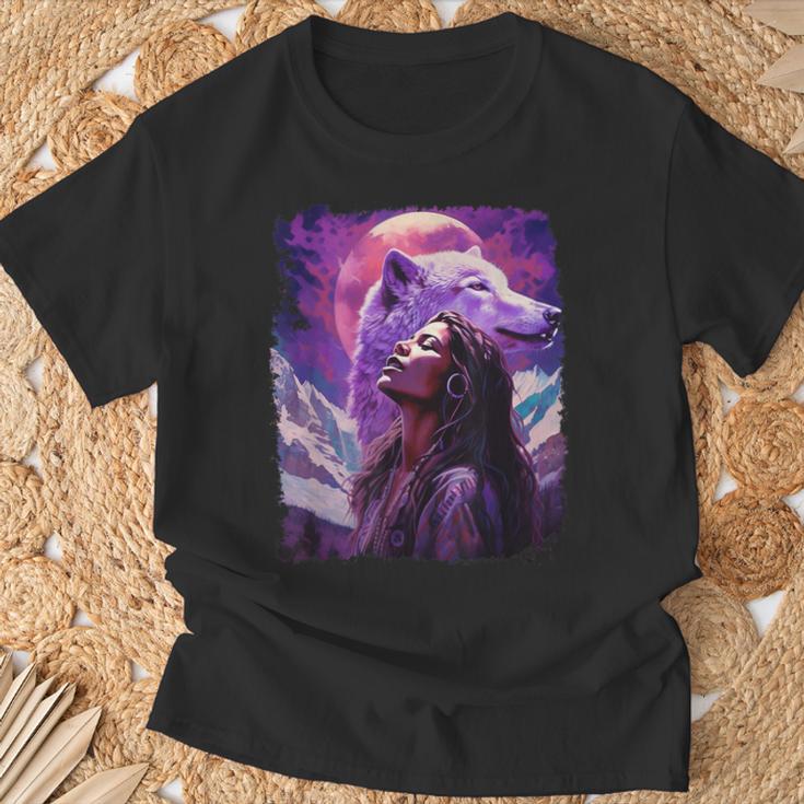 I Love Wolves ビンテージ ネイティブアメリカン Tシャツ 高齢者への贈り物