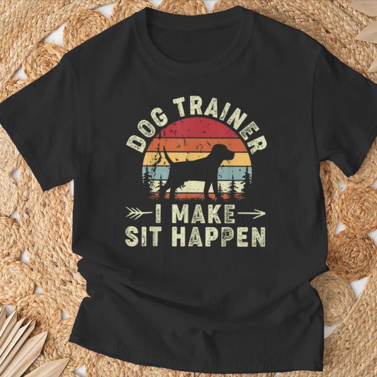 I Makeit Happenドッグコマンドトレーニング 面白い犬のトレーナー Tシャツ 高齢者への贈り物