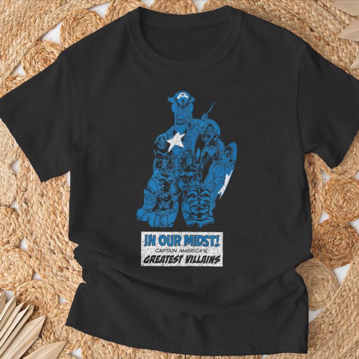 Marvel Captain America’s Greatest Villains Retro Comic Book T-Shirt Gifts for Old Men Marvel Captain America’s Greatest Villains Retro Comic Book T-Shirt Gifts for Old Men