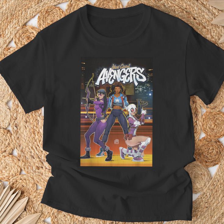 Marvel Comixology West Coast Avengers 8 Comic Book Cover T-Shirt Gifts for Old Men