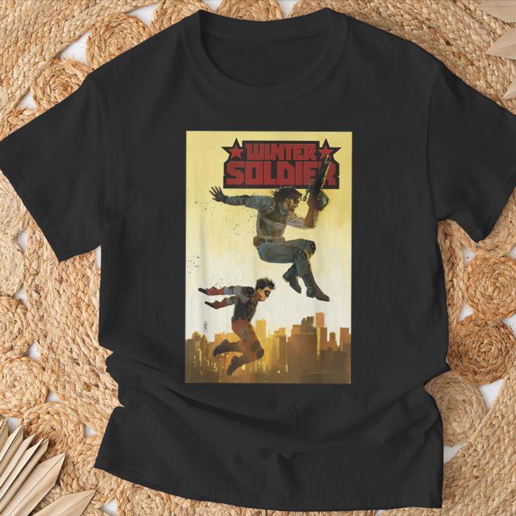Marvel Comixology Winter Soldier 3 Of 5 Comic Book Cover T-Shirt Gifts for Old Men Marvel Comixology Winter Soldier 3 Of 5 Comic Book Cover T-Shirt Gifts for Old Men
