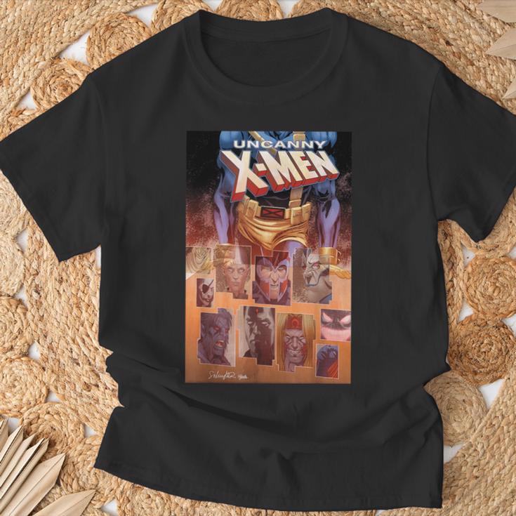 Marvel Comixology X-Men Digital Panel Comic Book Cover T-Shirt Gifts for Old Men