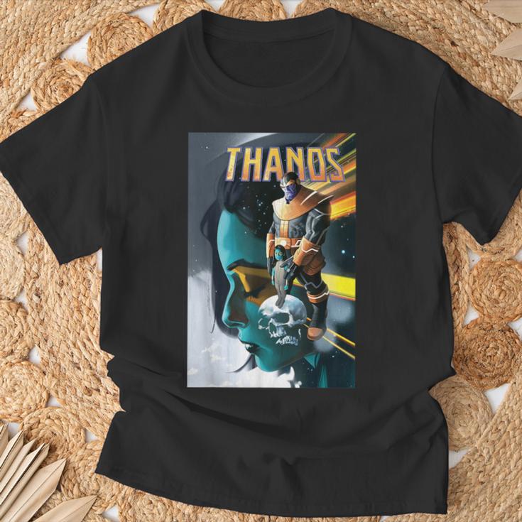 Marvel Thanos Is Dead Killed By Gamora Comic Book Cover T-Shirt Gifts for Old Men