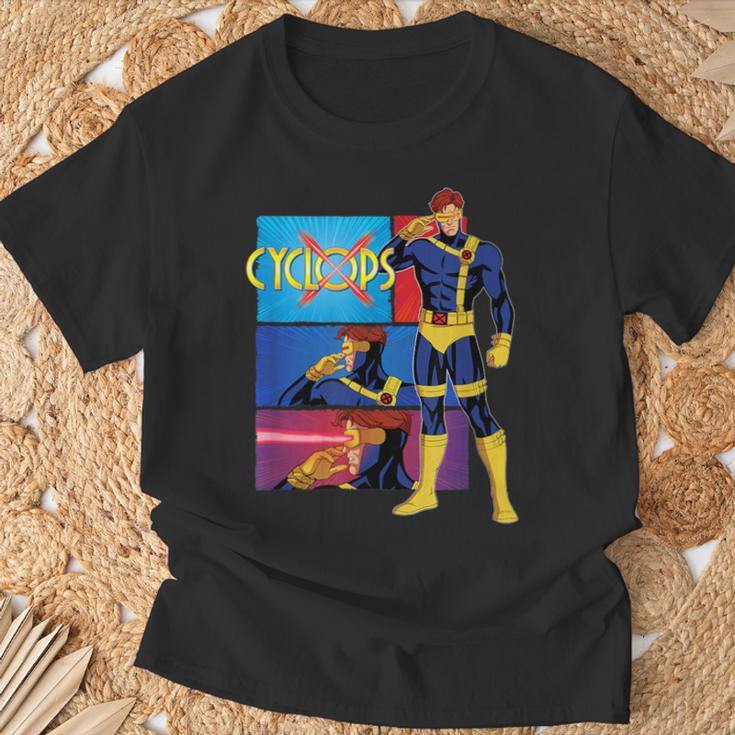 Marvel X-Men '97 Vintage Classic Cyclops Comic Book Panels T-Shirt Gifts for Old Men Marvel X-Men '97 Vintage Classic Cyclops Comic Book Panels T-Shirt Gifts for Old Men