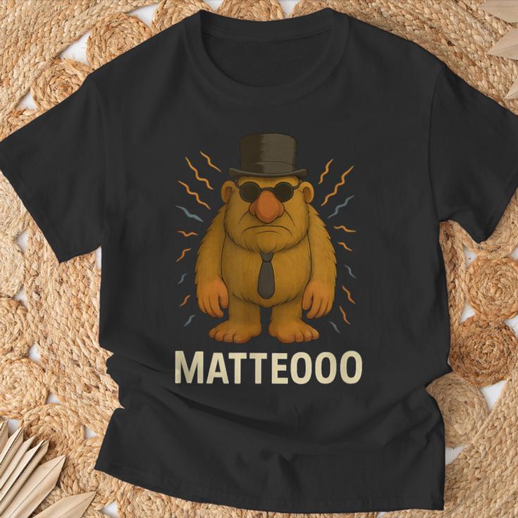 Matteooo イタリアンブレインロットミーム – シュールなaiクリーチャー Tシャツ 高齢者への贈り物
