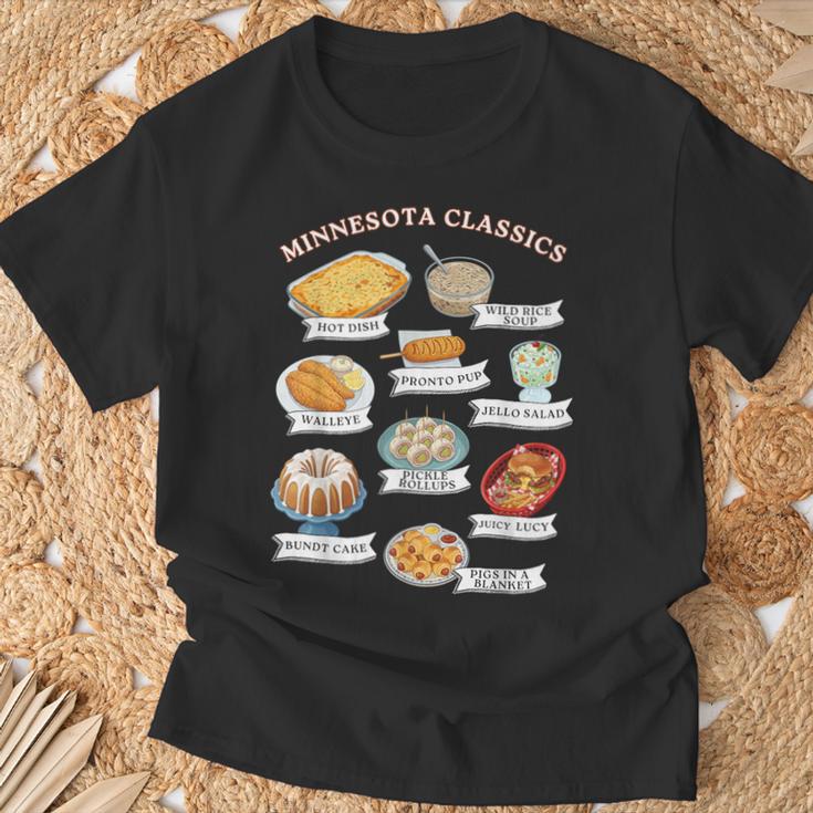 Minnesota Food Classic Cookbook Eats Minneapolis St Paul MN T-Shirt Gifts for Old Men