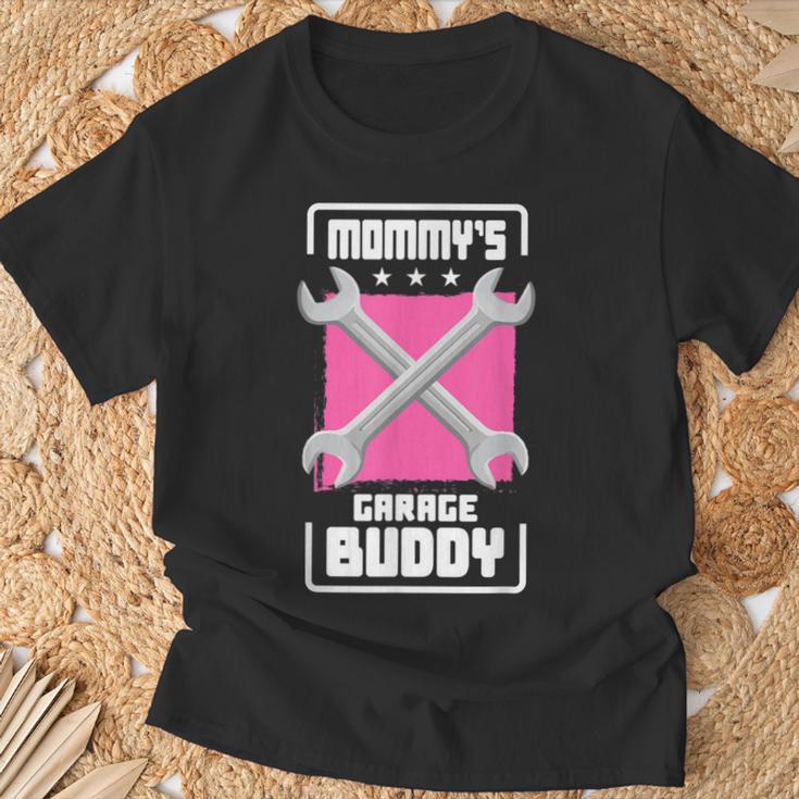 Mommy Garage Buddy 車愛好家 メカニック 自動車修理 Tシャツ 高齢者への贈り物