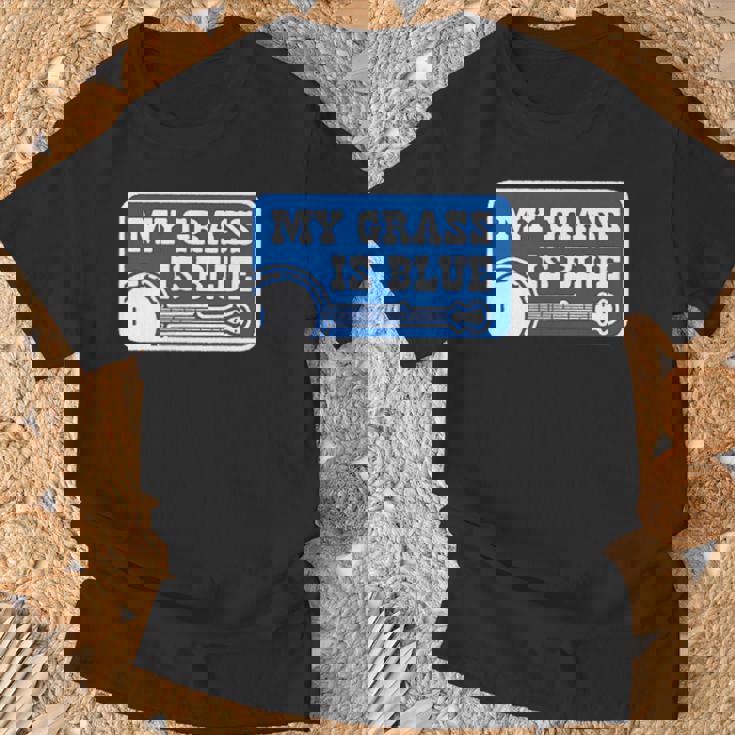 My Grass Is Blueintage Bluegrass Tシャツ 高齢者への贈り物