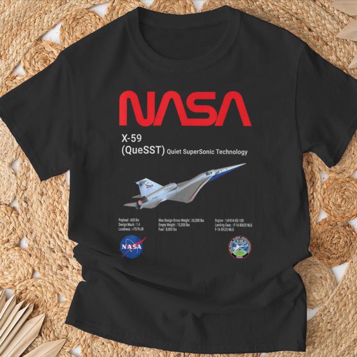 Nasa X-59 Quiet-Supersonic-Technology（Quesst Tシャツ 高齢者への贈り物