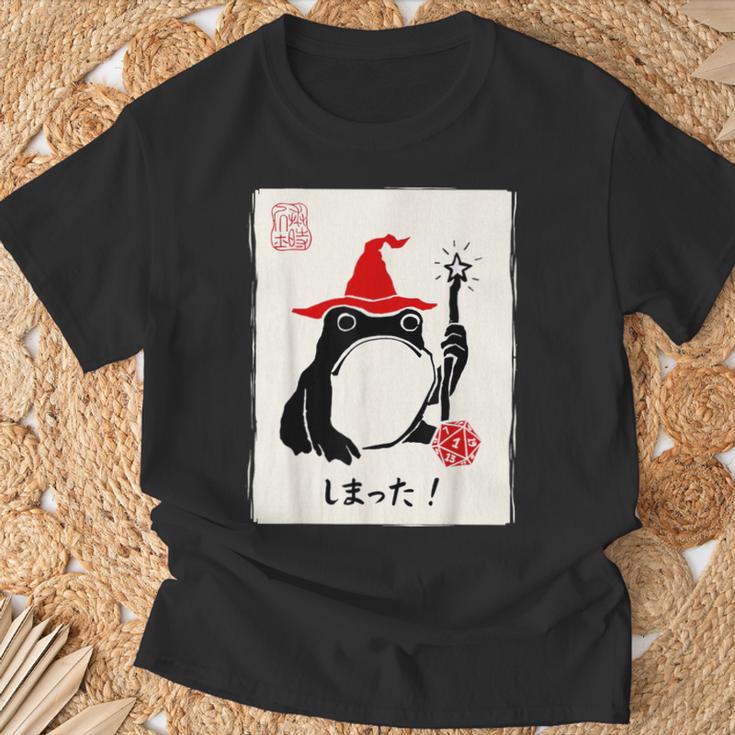 Nat 1 Dnd ボードゲーム メンズ レディース キッズ 面白い 日本のカエル Tシャツ 高齢者への贈り物
