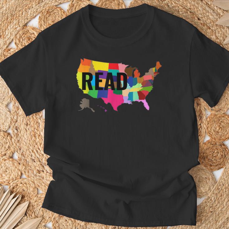 National Read America Shirt United States Read Books T-Shirt Gifts for Old Men National Read America Shirt United States Read Books T-Shirt Gifts for Old Men