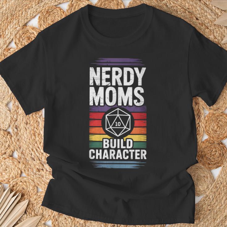 Nerdy Moms Build Character Rpg Fantasy Game Lover T-Shirt Gifts for Old Men Nerdy Moms Build Character Rpg Fantasy Game Lover T-Shirt Gifts for Old Men