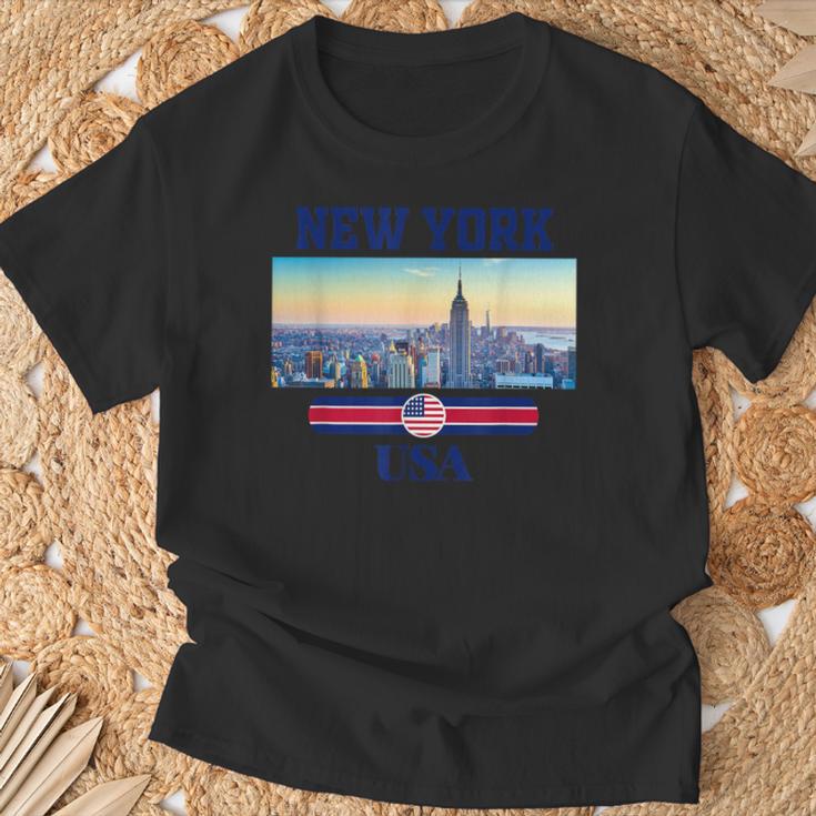 New York Citykyline New York New York City Tシャツ 高齢者への贈り物