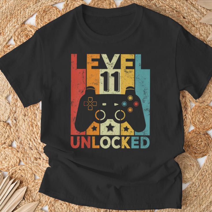 Niños 11 Cumpleaños Niño Niña 11 Años Gaming Controller Gamer Camiseta unisex Regalos para ancianos